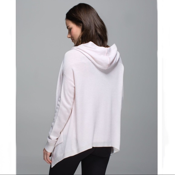 lululemon athletica Sweaters - Lululemon Cabin Yogi Wrap Neutral Pink Sz 10